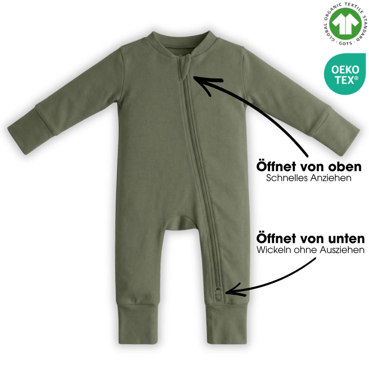 Cloudy Duo Schlafanzug - Sage Green