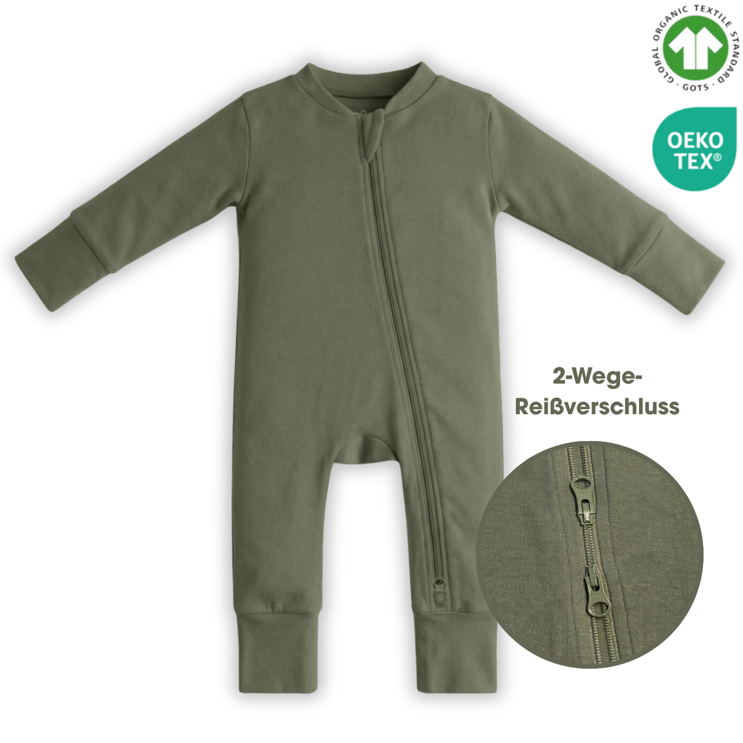 Cloudy Duo Schlafanzug - Sage Green