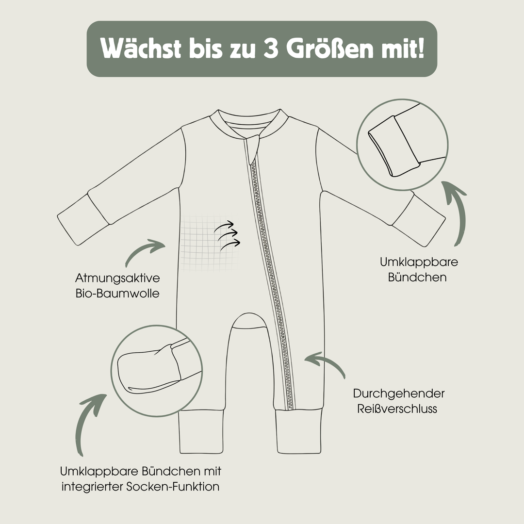 Cloudy Schlafanzug - Sand