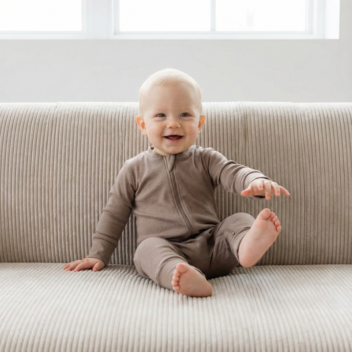 Cloudy Schlafanzug - Mandel