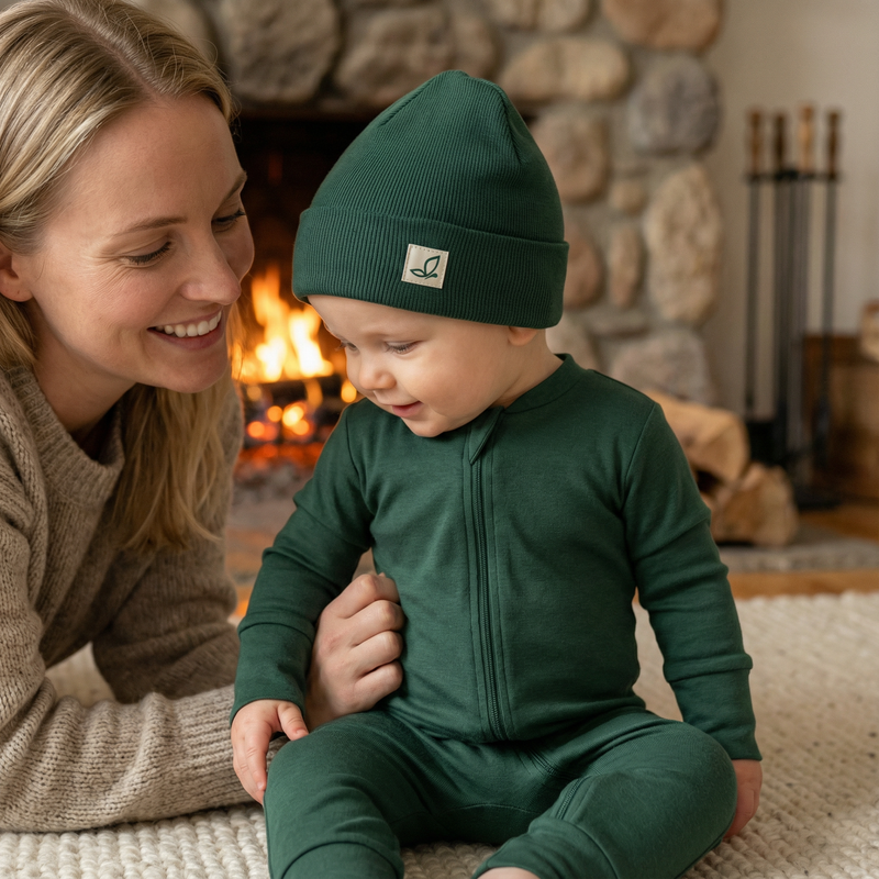 Emmy Beanie - Forest Green