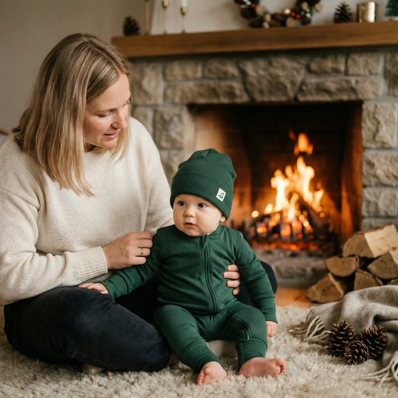 Emmy Beanie - Forest Green