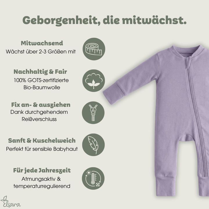 Cloudy Schlafanzug - Purple