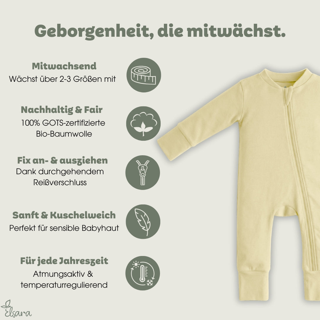 Cloudy Schlafanzug - Lemon