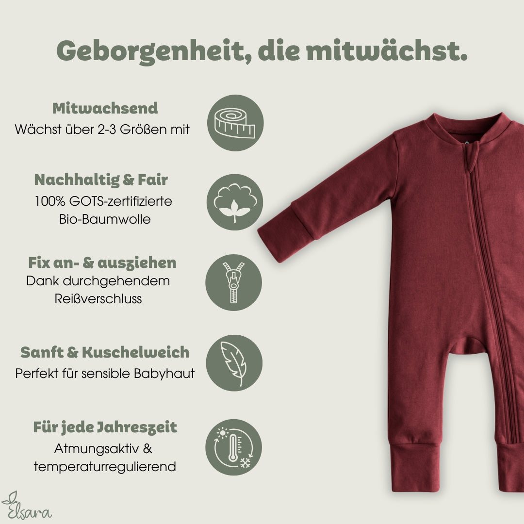 Cloudy Schlafanzug - Wild Berry