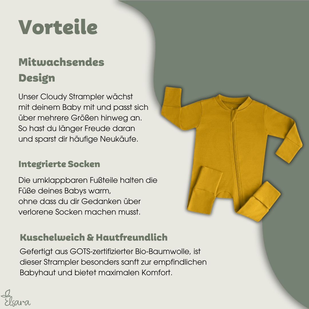Cloudy Schlafanzug - Ochre