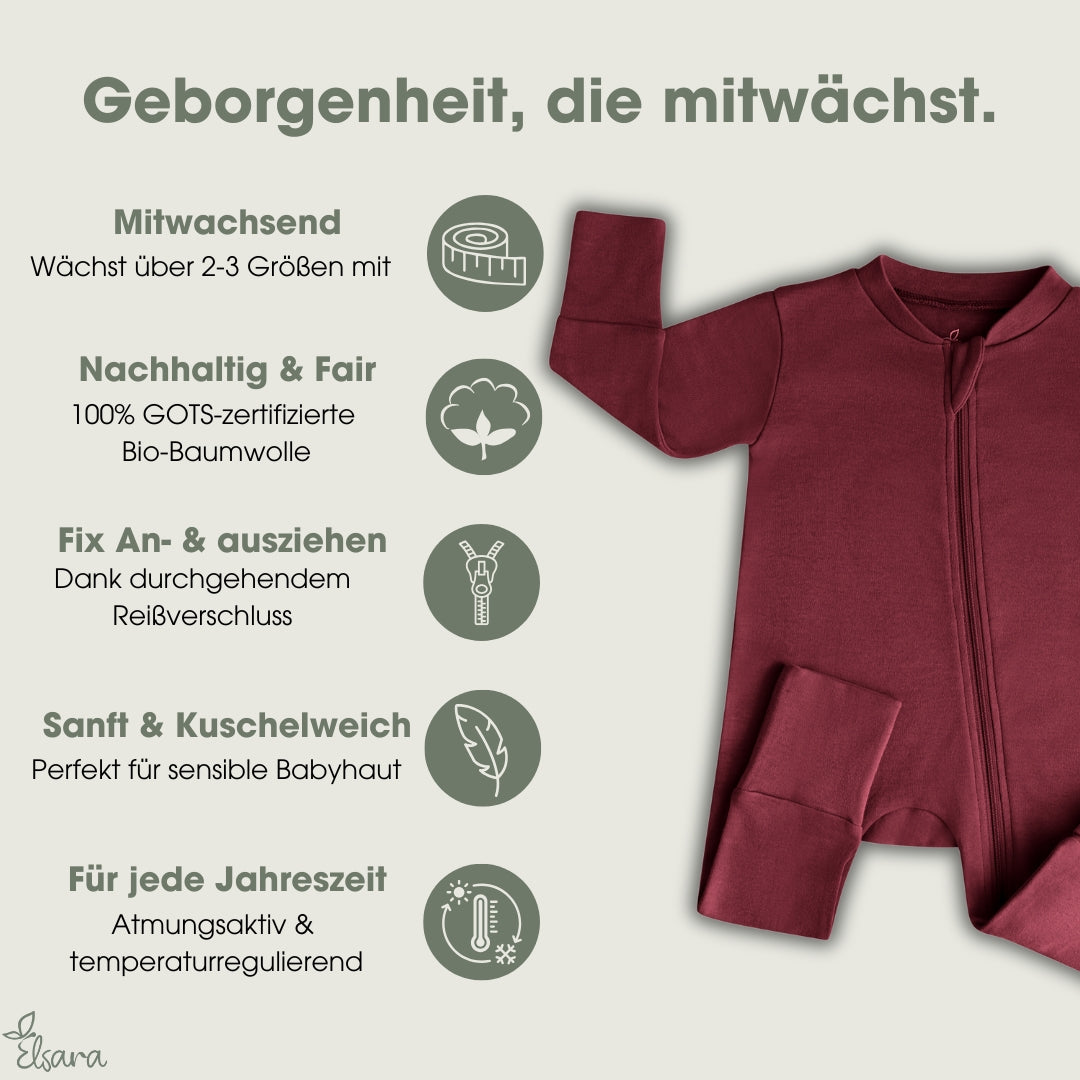 Cloudy Schlafanzug - Wild Berry